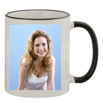 Jenna Fischer 11oz Colored Rim & Handle Mug