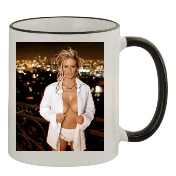 Jenna Jameson 11oz Colored Rim & Handle Mug