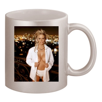 Jenna Jameson 11oz Metallic Silver Mug