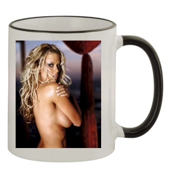 Jenna Jameson 11oz Colored Rim & Handle Mug