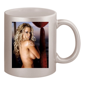 Jenna Jameson 11oz Metallic Silver Mug