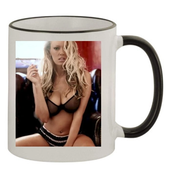 Jenna Jameson 11oz Colored Rim & Handle Mug