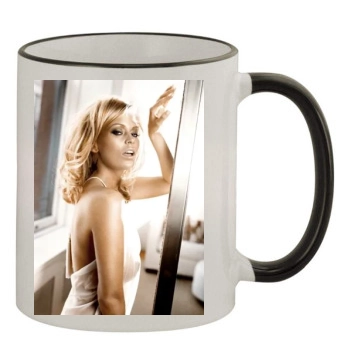 Jenna Jameson 11oz Colored Rim & Handle Mug