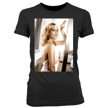 Jenna Jameson Women's Junior Cut Crewneck T-Shirt