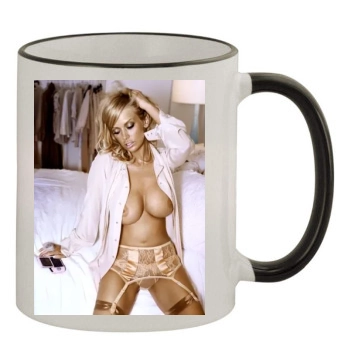 Jenna Jameson 11oz Colored Rim & Handle Mug