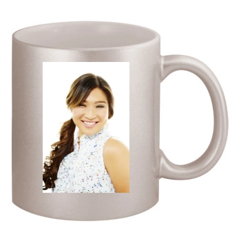 Jenna Ushkowitz 11oz Metallic Silver Mug