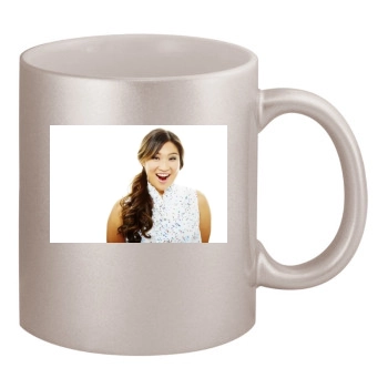 Jenna Ushkowitz 11oz Metallic Silver Mug