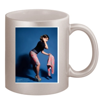 Jenna Ushkowitz 11oz Metallic Silver Mug