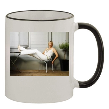 Jenni Falconer 11oz Colored Rim & Handle Mug