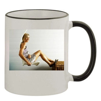 Jenni Falconer 11oz Colored Rim & Handle Mug