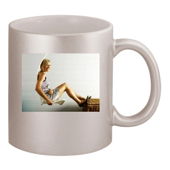 Jenni Falconer 11oz Metallic Silver Mug