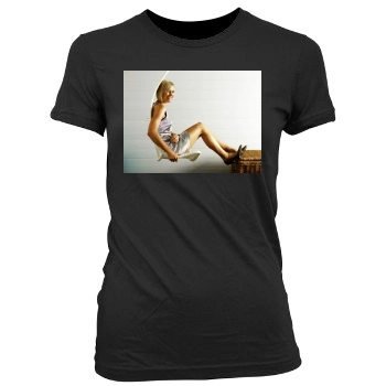 Jenni Falconer Women's Junior Cut Crewneck T-Shirt