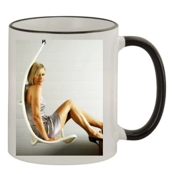 Jenni Falconer 11oz Colored Rim & Handle Mug