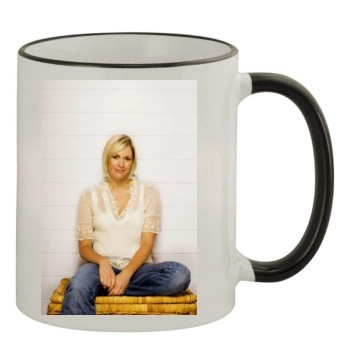 Jenni Falconer 11oz Colored Rim & Handle Mug