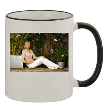 Jenni Falconer 11oz Colored Rim & Handle Mug