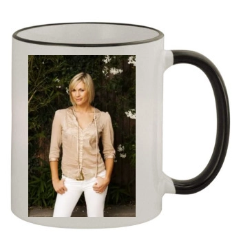 Jenni Falconer 11oz Colored Rim & Handle Mug