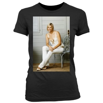 Jenni Falconer Women's Junior Cut Crewneck T-Shirt