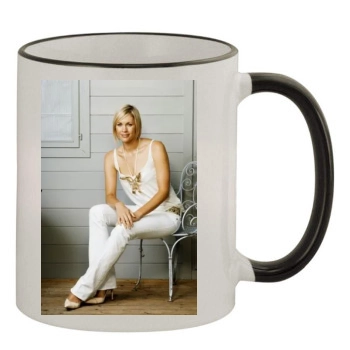 Jenni Falconer 11oz Colored Rim & Handle Mug