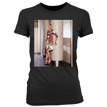 Jenni Falconer Women's Junior Cut Crewneck T-Shirt