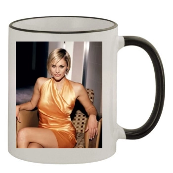 Jenni Falconer 11oz Colored Rim & Handle Mug