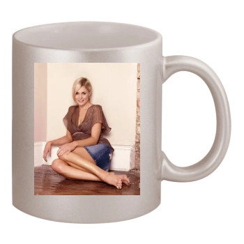 Jenni Falconer 11oz Metallic Silver Mug