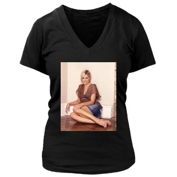 Jenni Falconer Women's Deep V-Neck TShirt