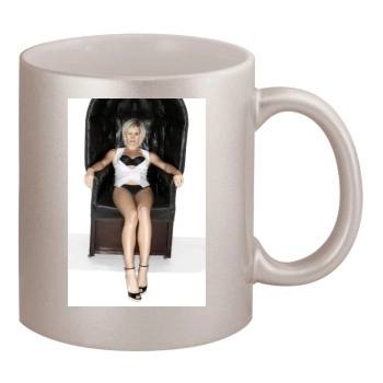 Jenni Falconer 11oz Metallic Silver Mug