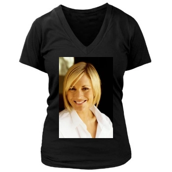 Jenni Falconer Women's Deep V-Neck TShirt