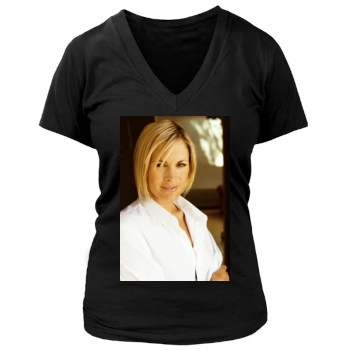 Jenni Falconer Women's Deep V-Neck TShirt