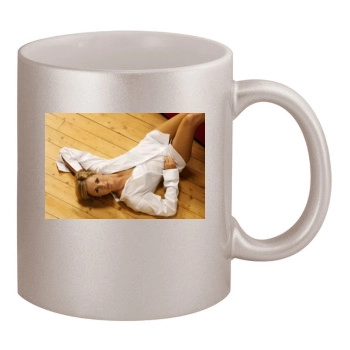 Jenni Falconer 11oz Metallic Silver Mug