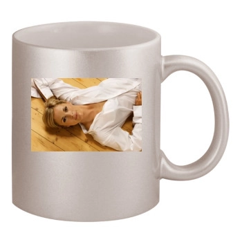 Jenni Falconer 11oz Metallic Silver Mug