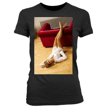 Jenni Falconer Women's Junior Cut Crewneck T-Shirt