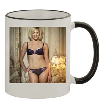 Jenni Falconer 11oz Colored Rim & Handle Mug