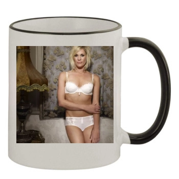 Jenni Falconer 11oz Colored Rim & Handle Mug