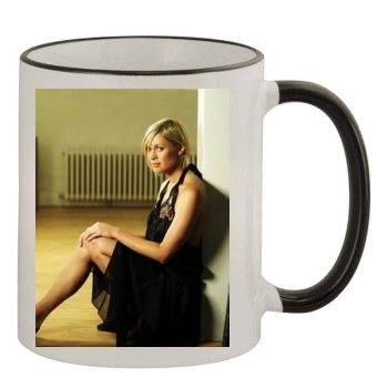 Jenni Falconer 11oz Colored Rim & Handle Mug