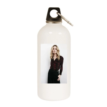 Jennifer Nettles White Water Bottle With Carabiner