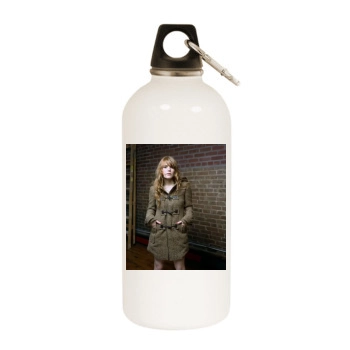 Jenny Lewis White Water Bottle With Carabiner