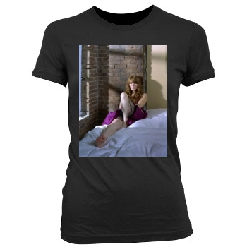 Jenny Lewis Women's Junior Cut Crewneck T-Shirt