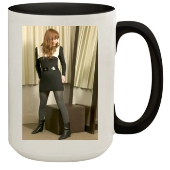 Jenny Lewis 15oz Colored Inner & Handle Mug