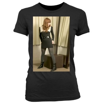 Jenny Lewis Women's Junior Cut Crewneck T-Shirt