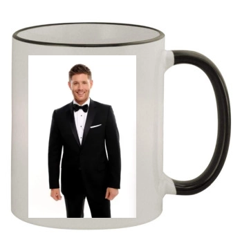 Jensen Ackles 11oz Colored Rim & Handle Mug