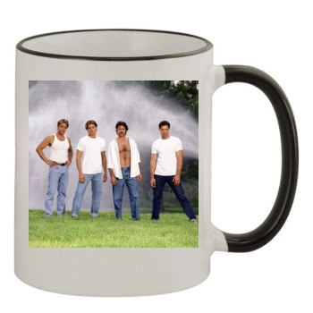 Jensen Ackles 11oz Colored Rim & Handle Mug