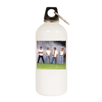 Jensen Ackles White Water Bottle With Carabiner