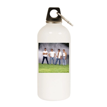 Jensen Ackles White Water Bottle With Carabiner