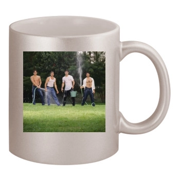 Jensen Ackles 11oz Metallic Silver Mug