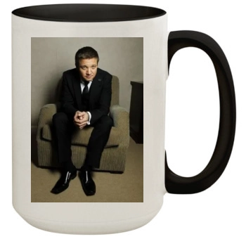 Jeremy Renner 15oz Colored Inner & Handle Mug