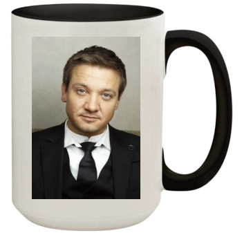 Jeremy Renner 15oz Colored Inner & Handle Mug