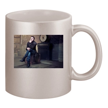 Jeremy Renner 11oz Metallic Silver Mug