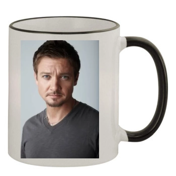 Jeremy Renner 11oz Colored Rim & Handle Mug