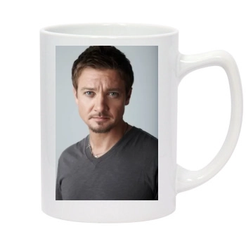 Jeremy Renner 14oz White Statesman Mug